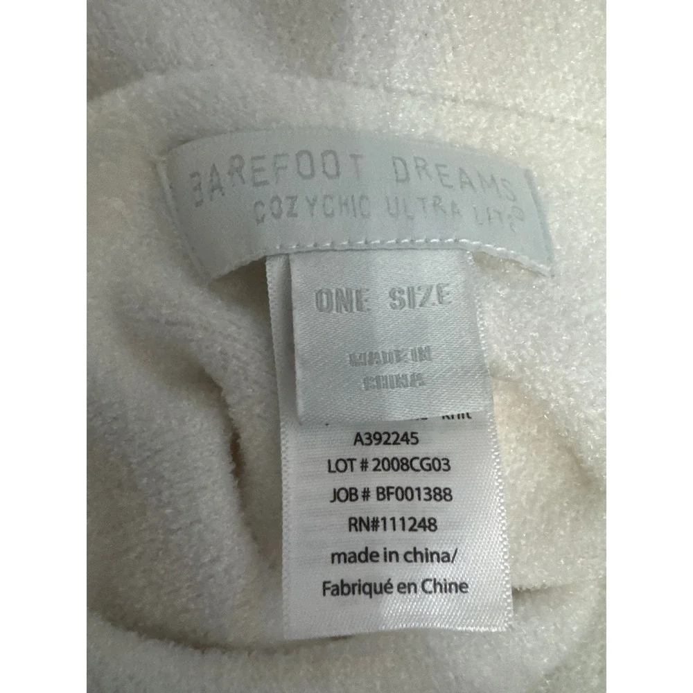 Barefoot‎ Dreams CozyChic Ultra Lite Ombre Poncho Cream Pink One Size